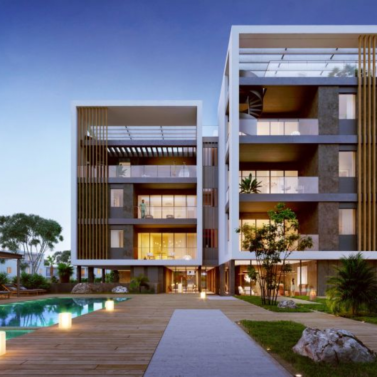 Luxury flats in tourist area