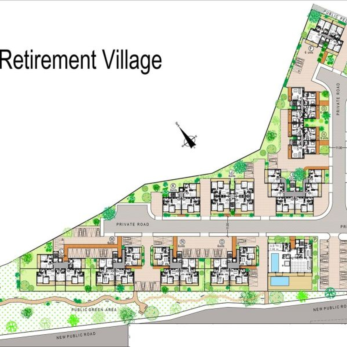 aPARTMENT IN RETIRED VILLAGE free hold
