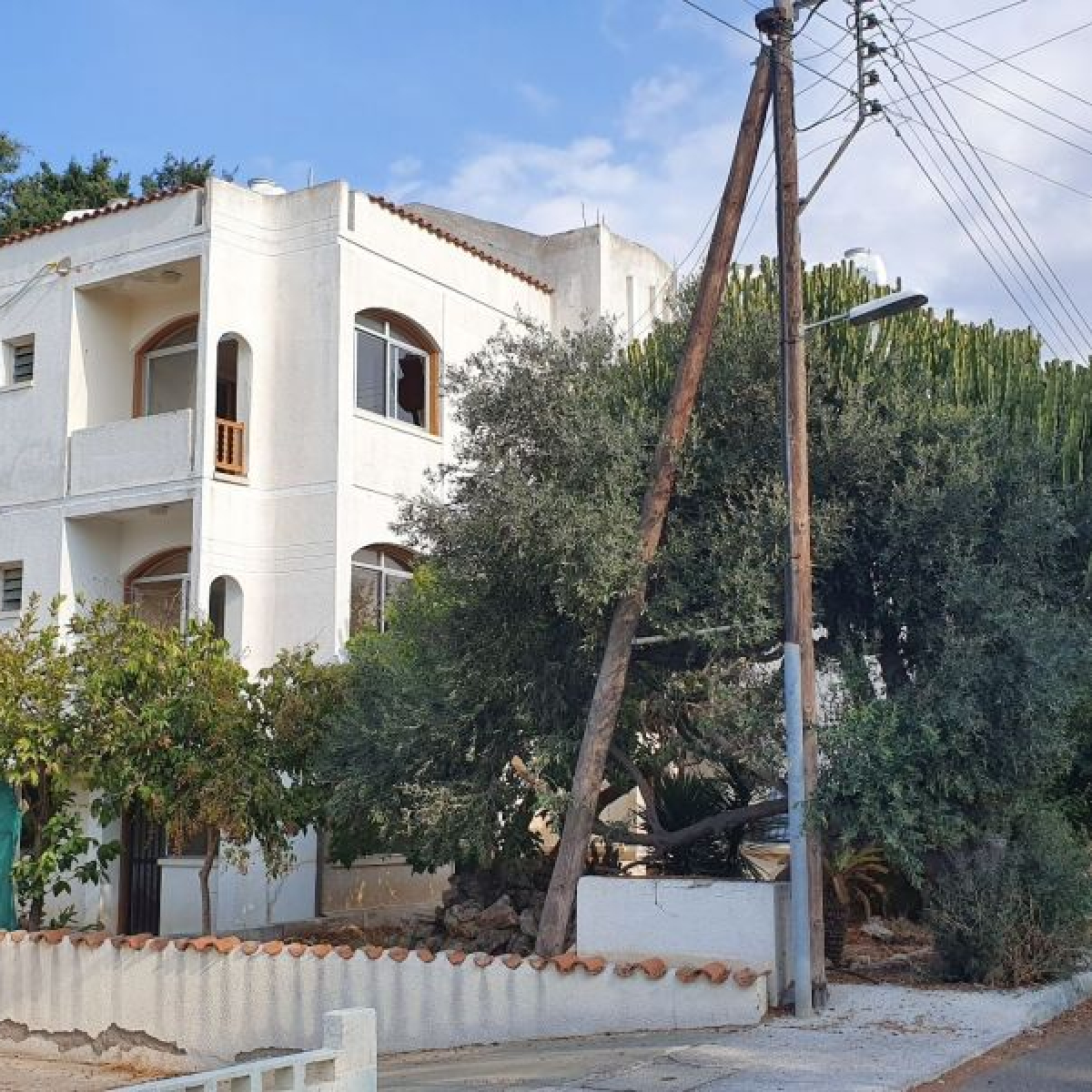 Residential building in tourist area