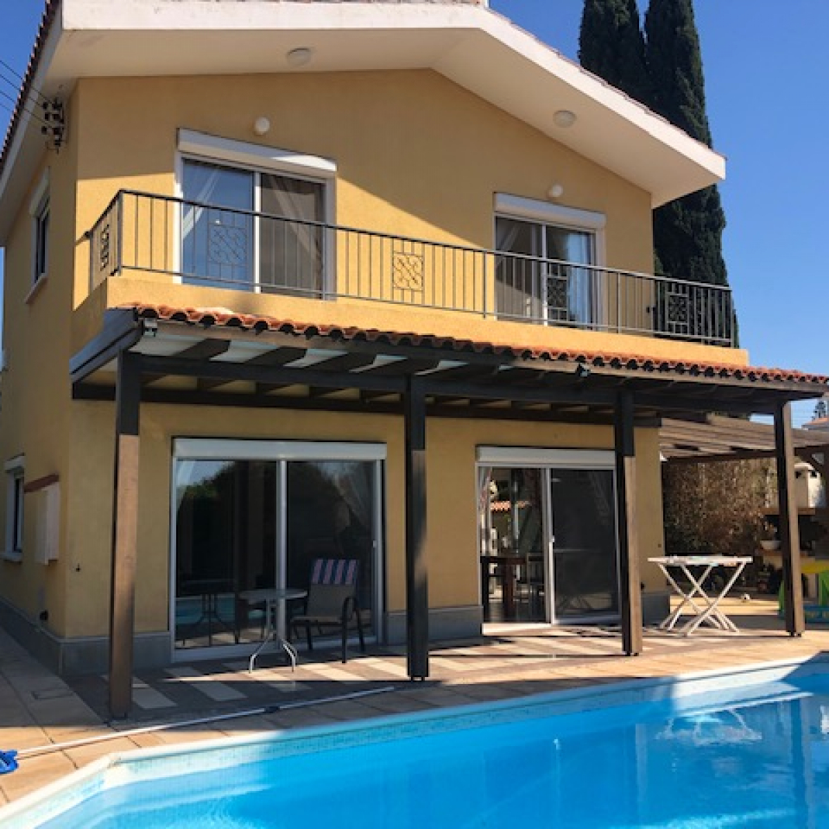 Spacious villa by sandy beach in Paphos